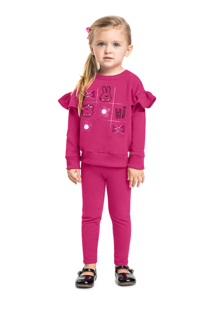 Image_Conjunto Infantil Blusão e Legging Bee Loop