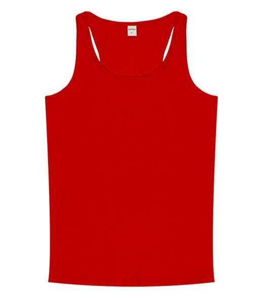 Regata Feminina Em Ribana Rovitex Vermelho