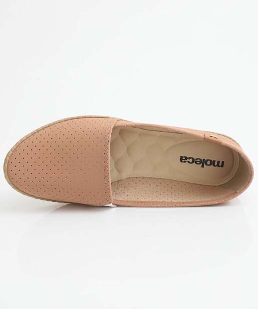 Alpargata Feminina Nobuck Moleca Bege