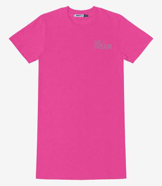 Vestido Curto Feminino Minty Rosa