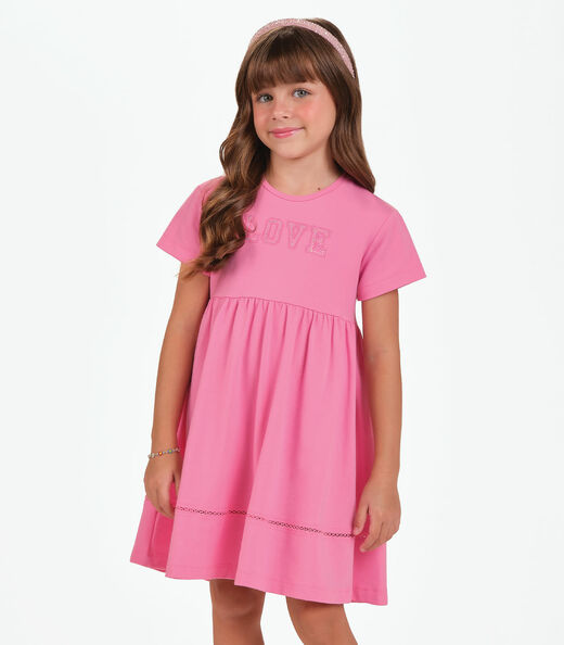 Image_Vestido Cotton Leve Menina Trick Nick Rosa