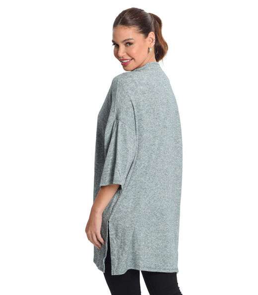 Cardigan Alongado Rovitex Verde