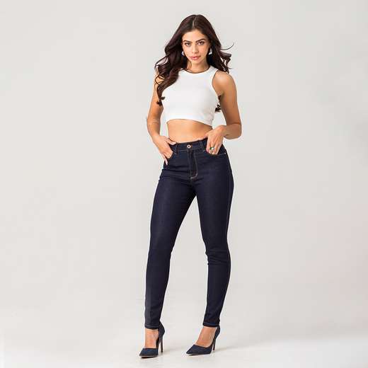 Calça Jeans Cigarrete Feminina Zune