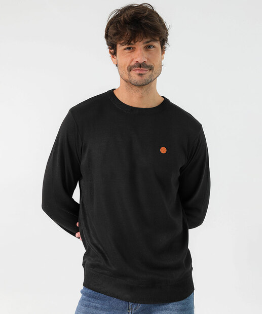 Image_Suéter Masculino Tricô Básico Marisa Preto