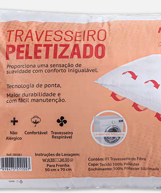 Travesseiro Peletizado Master Comfort 1 Peça