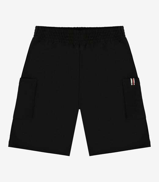 Bermuda Infantil Moletom Rovi Kids Preto