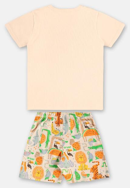 Pijama Infantil Camiseta e Bermuda Up Baby