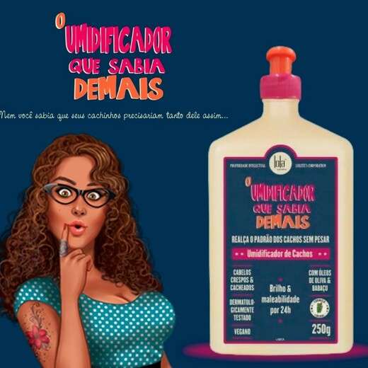 Umidificador De Cachos Lola Que Sabia Demais 250g