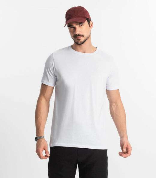 Image_Camiseta Masculina Básica Diametro Branco