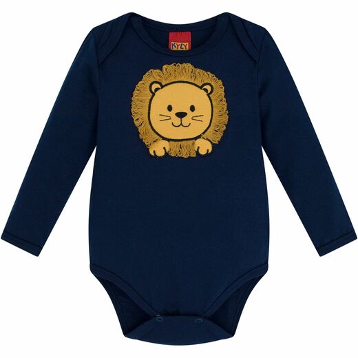 Body Bebê Masculino Kyly Cotton
