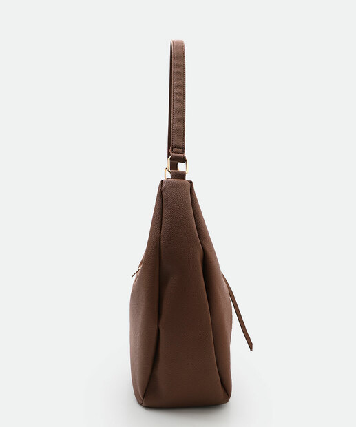 Bolsa De Ombro Tote Feminina Marisa Marrom
