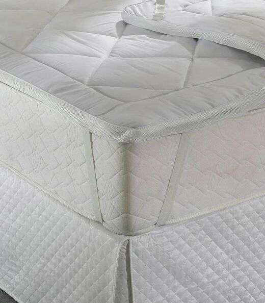 Pillow Top Super Volumoso Solteiro Lar e Lazer Branco