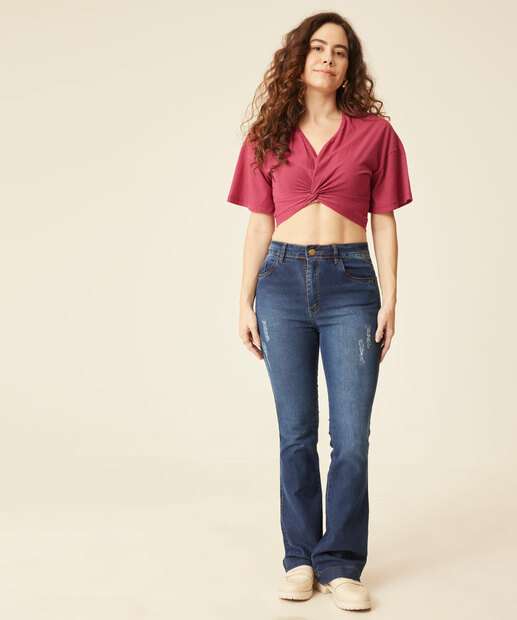 Calça Jeans Flare Feminina