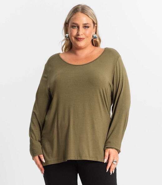 Image_Blusa Manga Longa Viscotorcion Secret Glam Verde