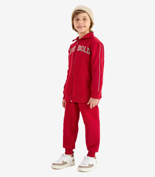Image_Conjunto Jaqueta com Calça Moletom Rovi Kids Vermelho