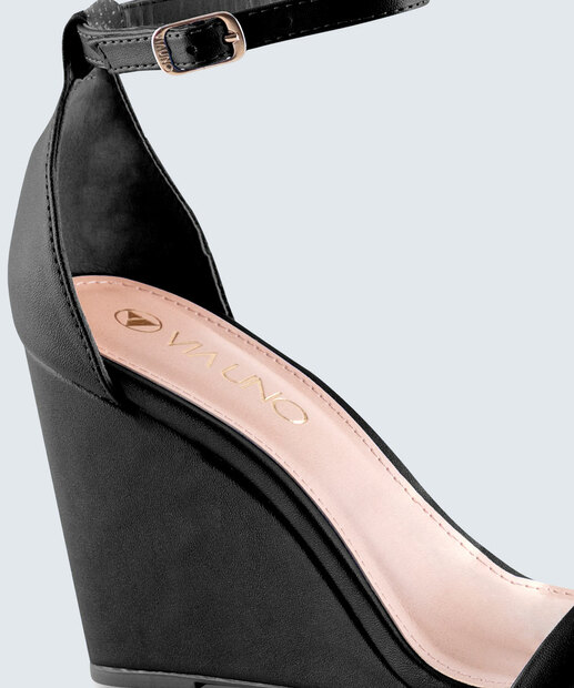 Sandália Anabela Feminina Via Uno