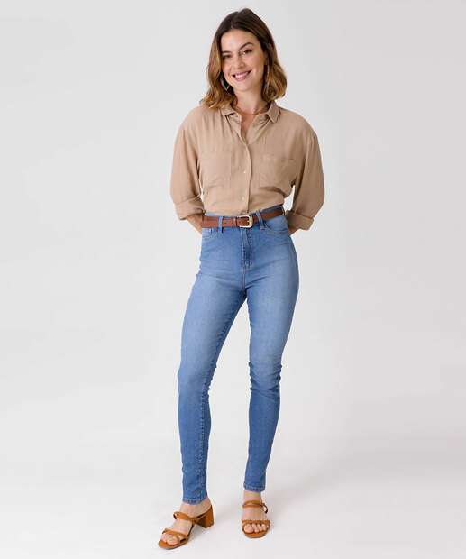 Calça Jeans Skinny Feminina Marisa