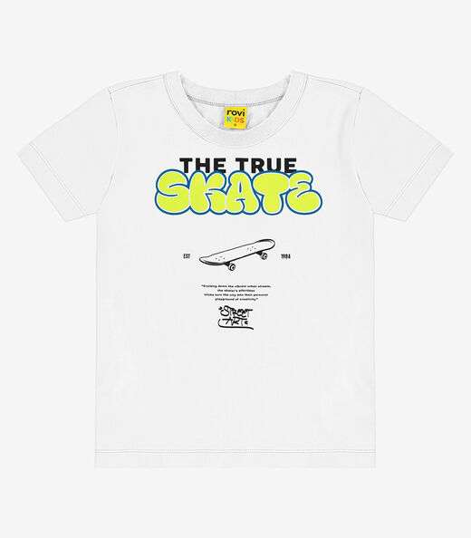 Image_Camiseta Infantil Meia Malha Rovi Kids Branco