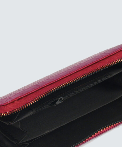 Carteira Feminina Textura Croco Gash