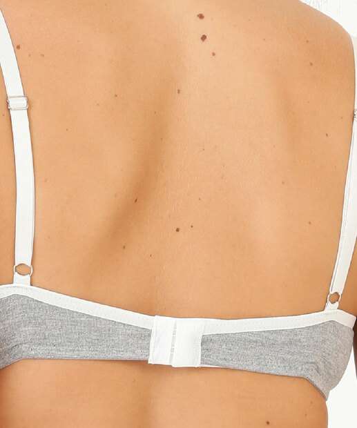 Sutiã Com Base E Com Bojo Recorte Renda Marisa