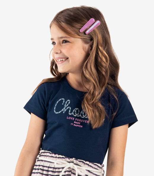 Conjunto Infantil Blusa Com Shorts Rovi Kids Azul