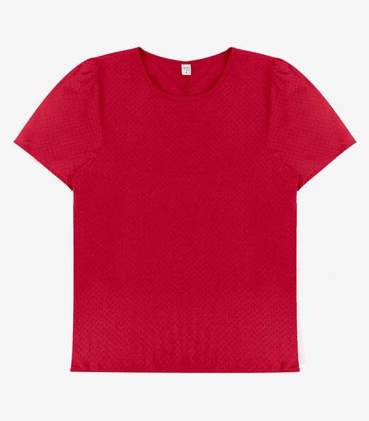 Image_Blusa Feminina Em Viscose Infinita Cor Vermelho