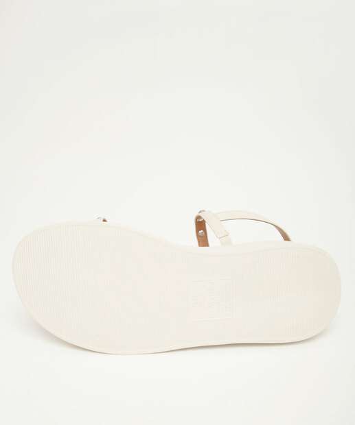 Sandália Feminina Flatform Strass Vizzano 
