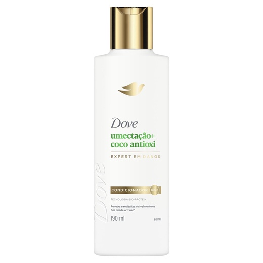 Image_Kit com 3 Unidades de Condicionador Dove Umectação e Coco Antioxi Frasco 190ml