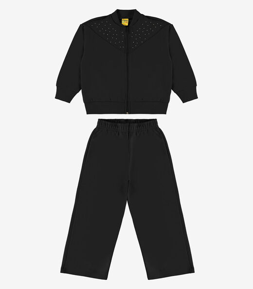 Image_Conjunto Jaqueta com Wide Leg Moletom Rovi Kids Preto