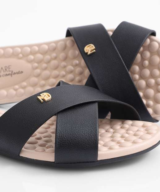 Rasteirinha Feminina Modare Preto