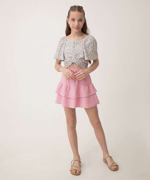 Blusa Juvenil Ciganinha Marisa Tam 10 a 16