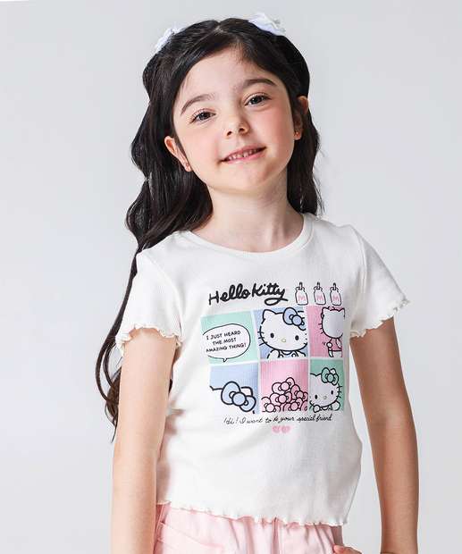 Image_Blusa Infantil Canelada Hello Kitty Tam 4 a 10 Off White