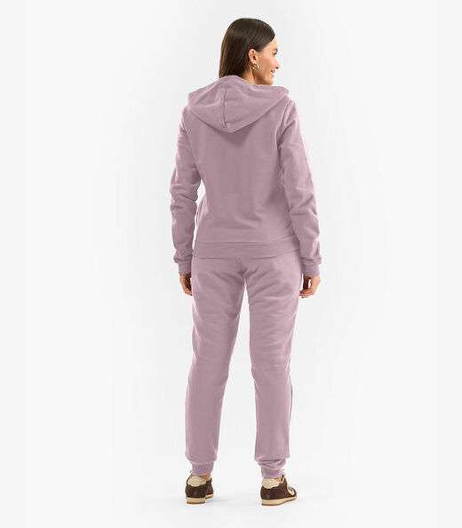 Calça Feminina em Moletom Peluciado Rovitex Rosa