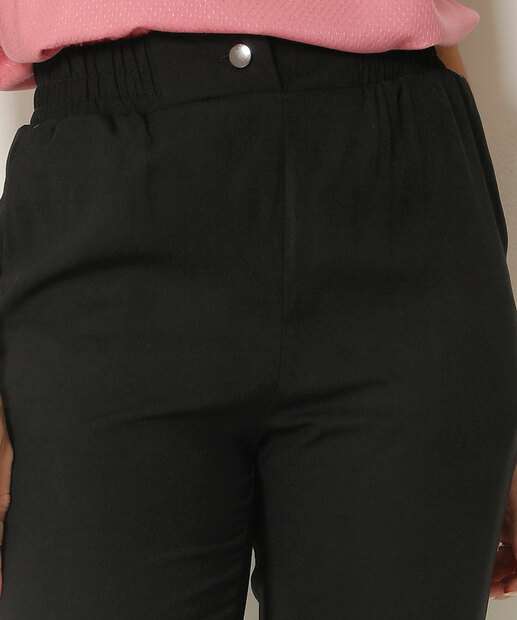 Calça Feminina Reta Bolsos Marisa