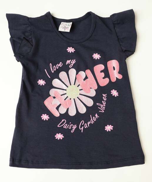 Conjunto Infantil Sem Manga Estampado Tam 1 a 3