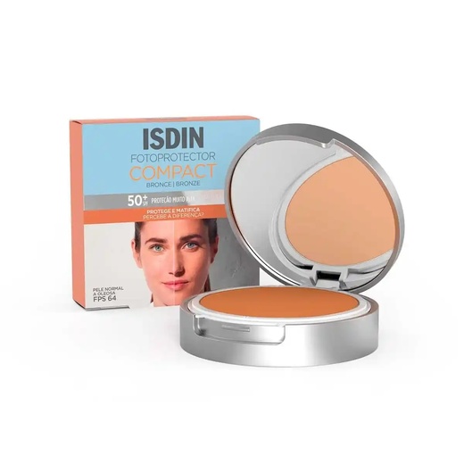 Image_Protetor Solar Facial Compacto FPS 50e Isdin Bronze 10g