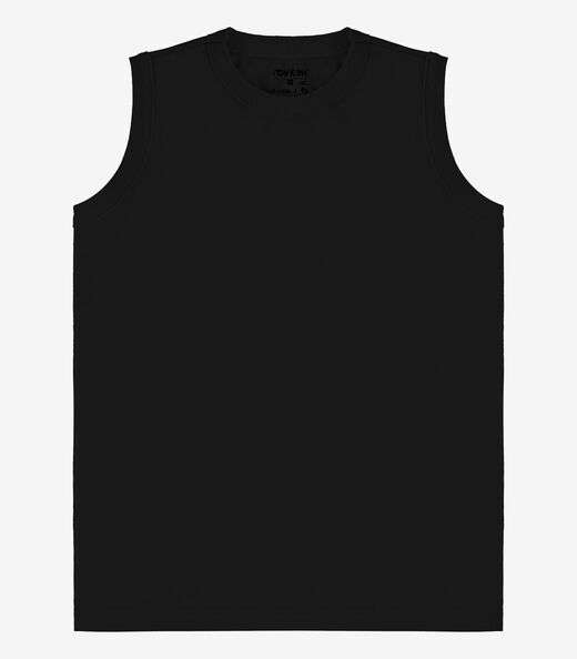 Regata Básica Infantil Masculina Rovitex Kids Preto