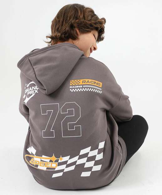 Image_Blusão Juvenil Moletom Estampa Costas MR Tam 10 a 16 Cinza