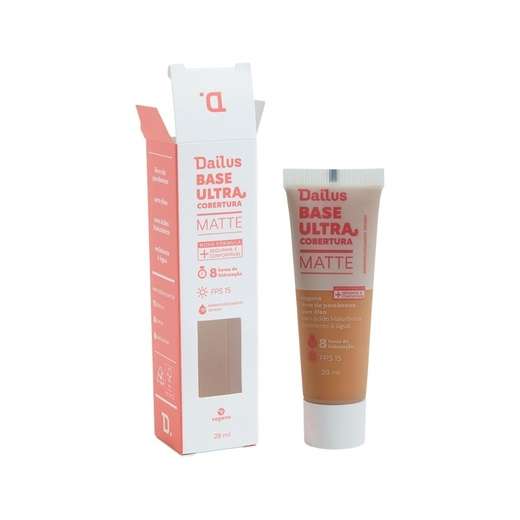 Base Líquida Dailus Matte Ultra Cobertura Medio D07