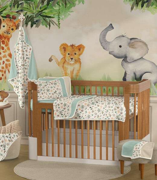 Jogo Cama Baby Estampado Vivaldi Verde