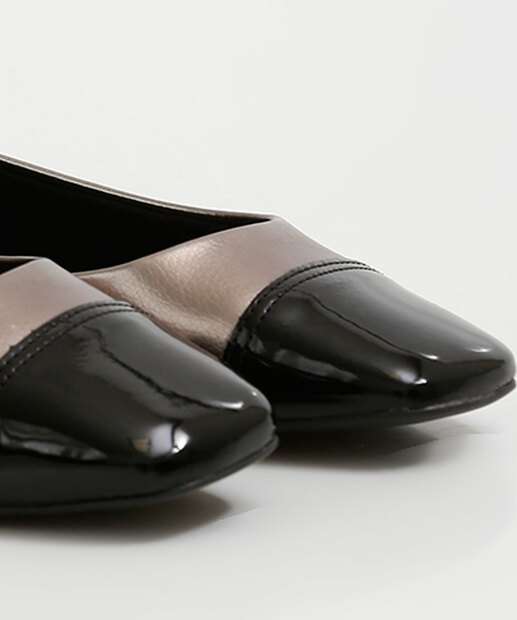 Sapatilha Feminina Metalizada Recorte Via Uno 