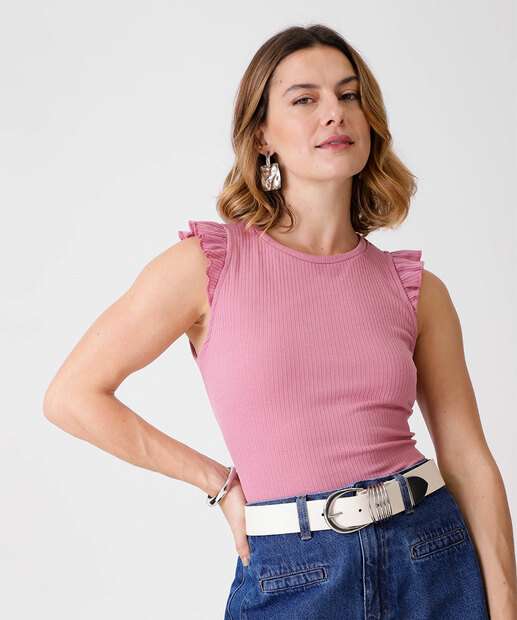 Image_Blusa Regata Feminina Canelada Babado Marisa