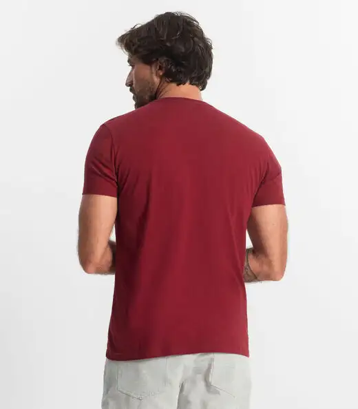 Camiseta Masculina Básica Select Vermelho