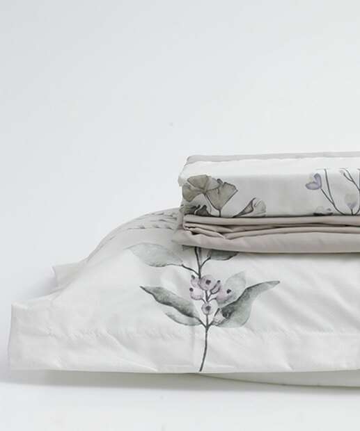 Jogo de Cama Casal Floral Hedrons 3 Peças   