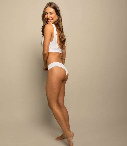 Top Clássico Com Bojo Removível Basic Pro Branco