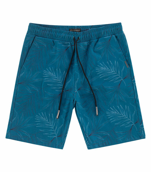 Bermuda Masculina Em Sarja Diametro Azul
