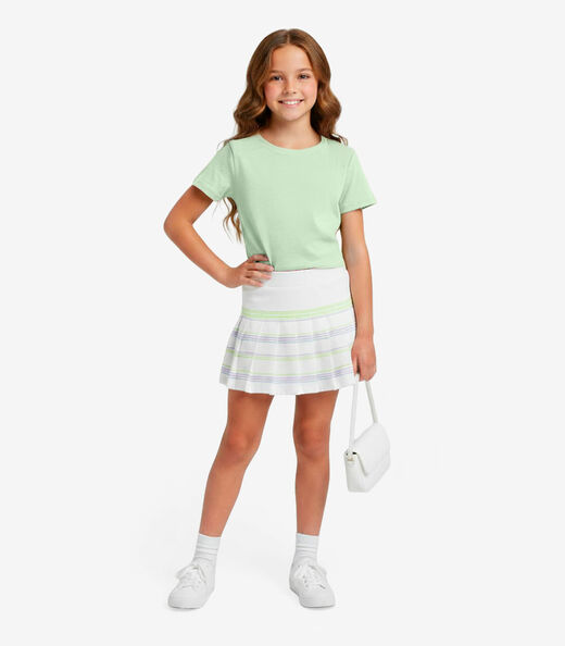 Image_Blusa Básica Infantil Manga Curta Lisa Soletex Verde