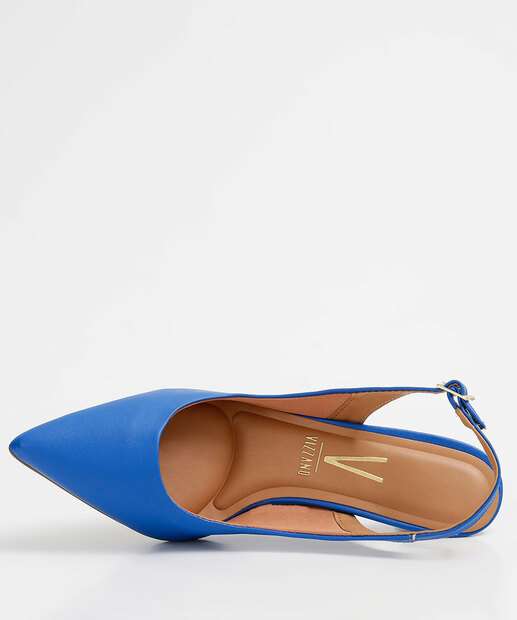 Scarpin Feminino Slingback Salto Fino Vizzano 