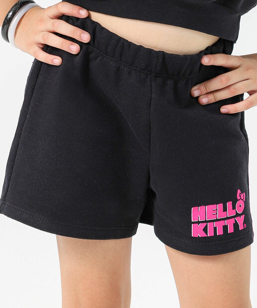 Conjunto Infantil Hello Kit Tam 04 a 10 Rosa