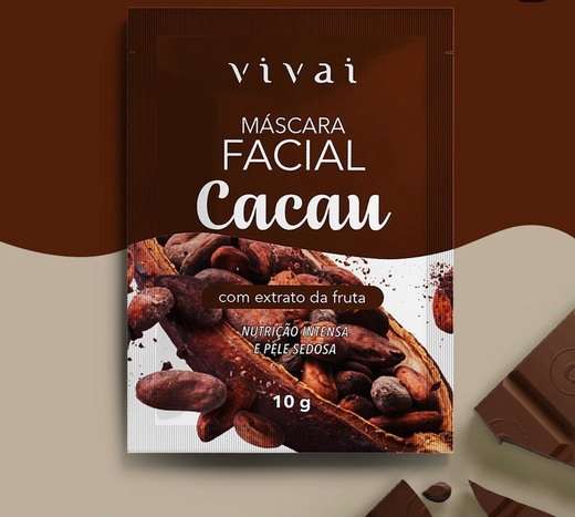 Máscara Facial Cacau Vivai